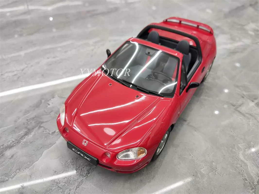 

OTTO 1/18 For Honda CIVIC CRX VTI DEL SOL 1995 Diecast Model Car Gifts Red OT415 Toys Gifts Hobby Display Ornaments Collection