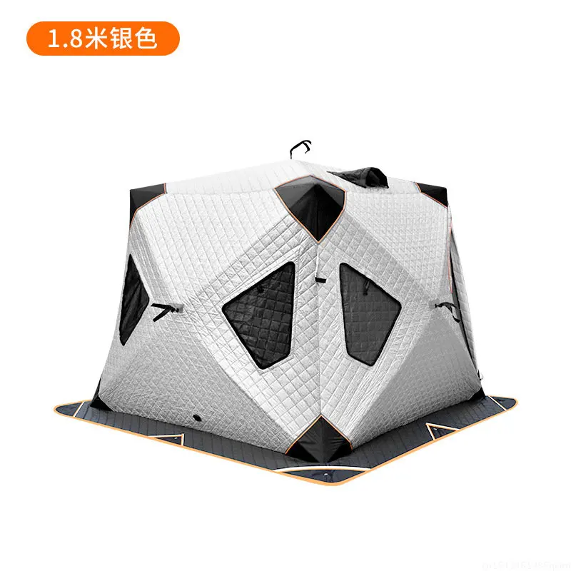 

2023 New Arrival High Quality Ultralarge 3-4 Person Thick Warm Winter Cotton Camping Snow Ice Fishing Tent