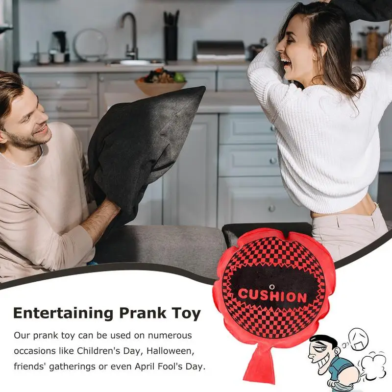Zabawna poduszka pierdząca figlarne zabawki dla dzieci żartuje z gagów Pranks Maker sztuczka zabawna zabawka pierdnięcie poduszeczka Perdushka zabawka zabawki na Halloween