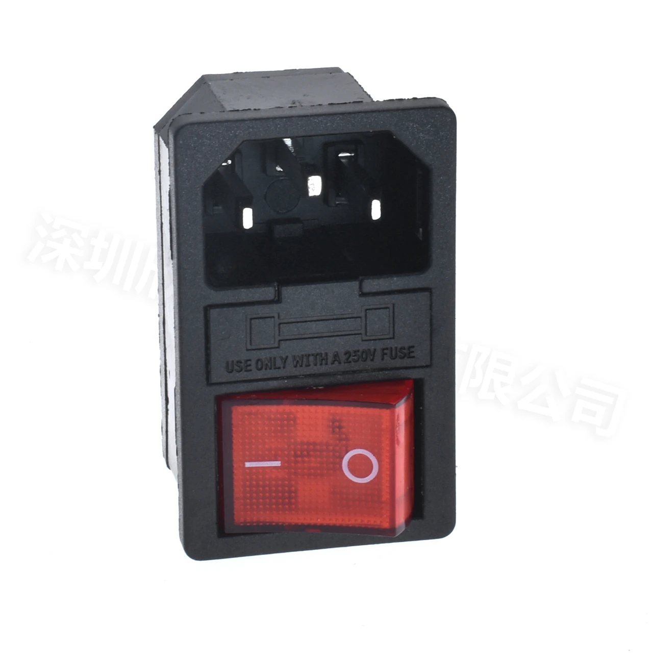 thumbnail image 2 of Iec C14 C14 Panel Mount Plug Adapter AC 250V 10A 3 Pins IEC Inlet Plug With 3 Panel Pins 2 of 11