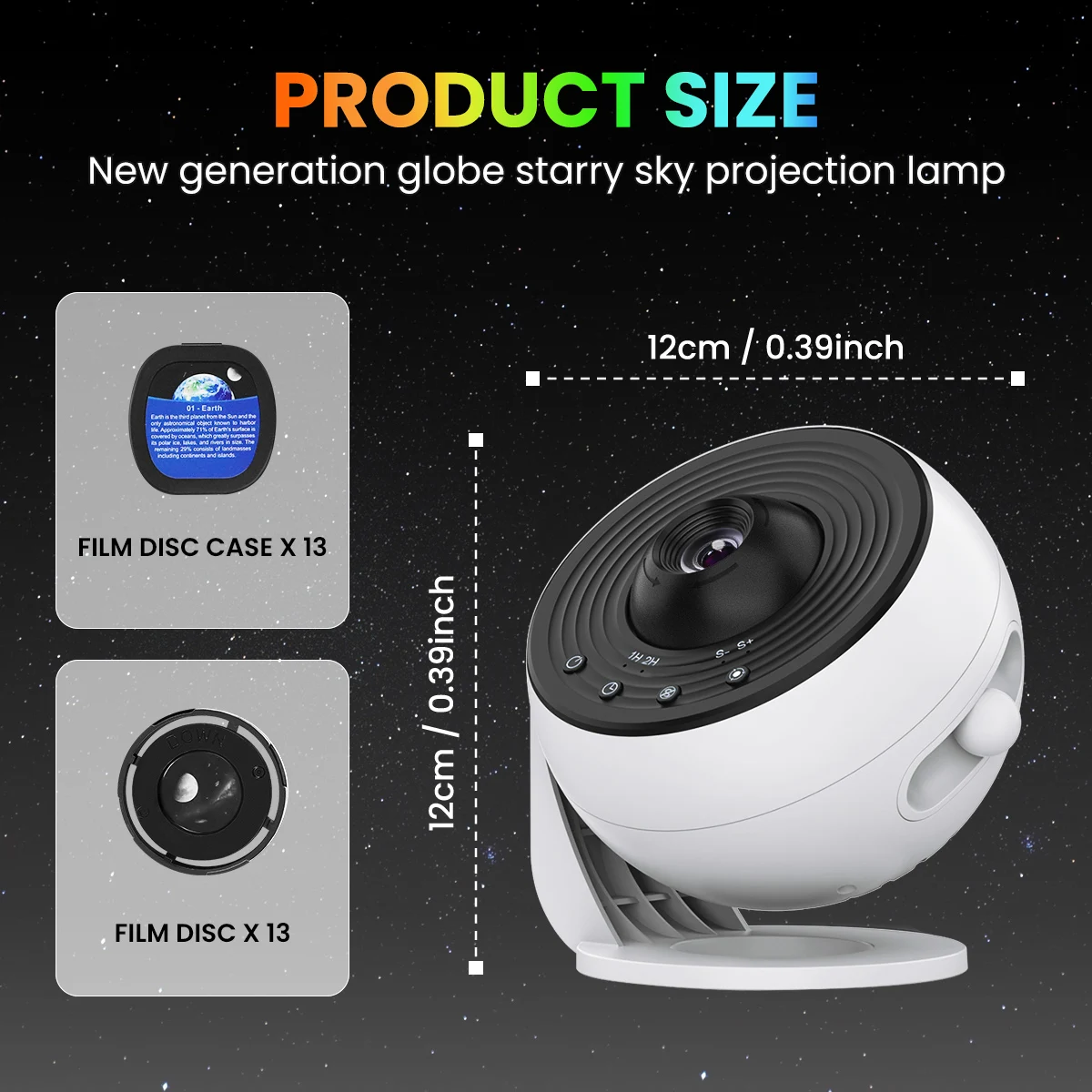 13-in-1 Starry Night Galaxy and Aurora Projector