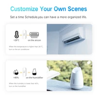 Ewelink ZigBee Smart Temperature Humidity Sensor Battery Powered APP Control Thermometer Hygrometer Controller For Alexa Google 2