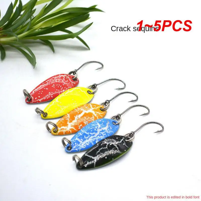 

1~5PCS Fish HookSharp Hard Outdoor Fishing Fishing Tackles 3.2cm 2g Colorful Fishhooks Fishhooks Single Jig Fishing Hooks