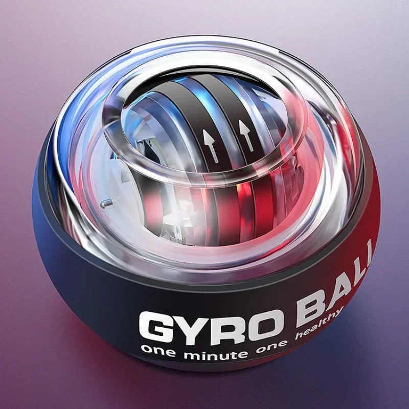 Wrist Power Ball LED Auto-Start Grip Gyro Ball Gyroscope Trainer Hand Muscle Relax Arm Fitness