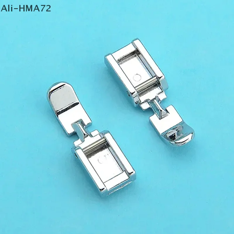 HMA72-Zipper Sewing Machine Presser Foot Left Right Narrow Foot Compatible With Low Shank Snap On Sewing Accessories