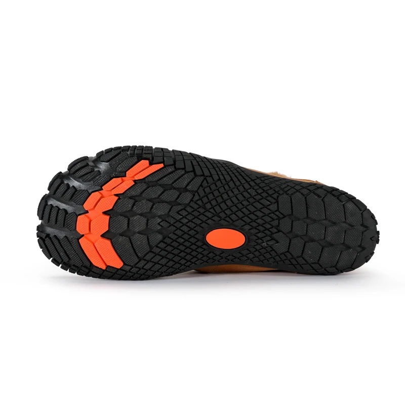 Winter Keep Warm Boots for Men Women Snow Boots Ankle Barefoot Shoes Outdoor Casual Work Shoes Anti-Slip For Trekking Climbing - 5
