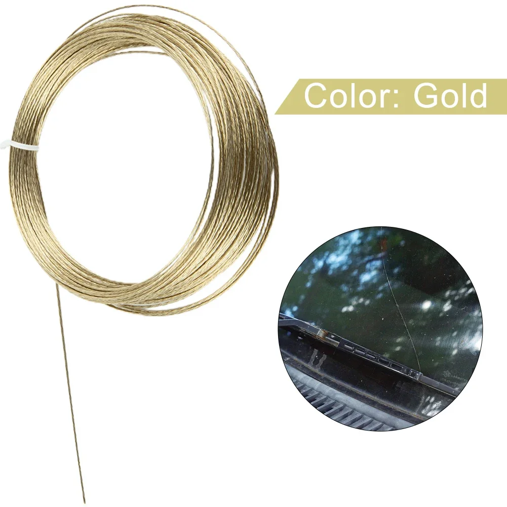 Automotive Braided Windscreen Windshield Steel Braiding Line 0.8mm Thickness 22m Length