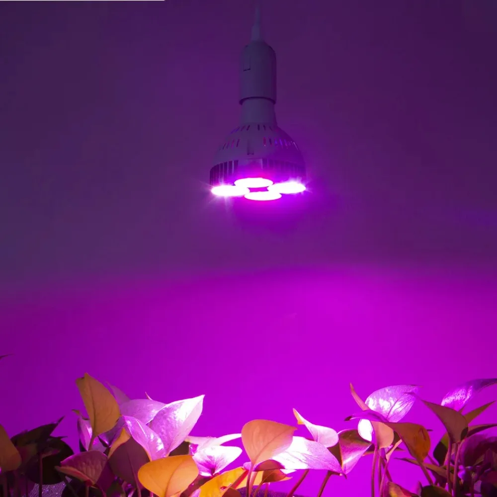 LED Grow Light Bulb ,Plant Growing Light for Seeds and Greens , Full Spectrum Plant Growth Lamp,Deep Penetration High PPFD , E26