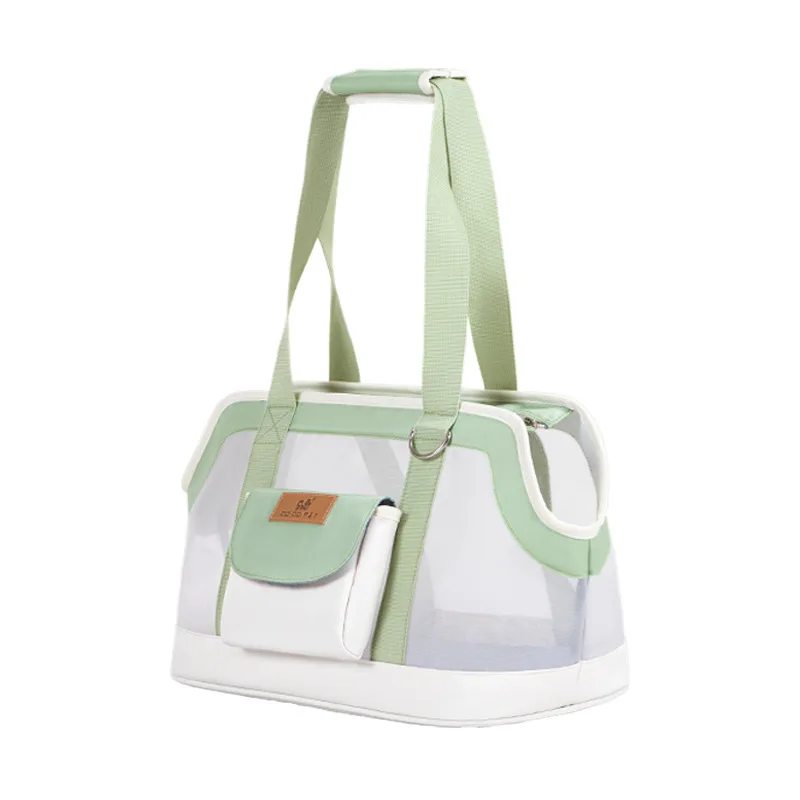 thumbnail image 1 of Bolso de hombro portátil para cachorros, bolsa para perros, gatos, chihuahuas, adecuado para perros pequeños, transportador de perros, suministros transpirables para perros, 1 of 5