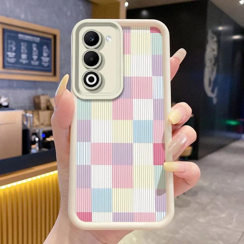 Shockproof Silicone Phone Case with Fish and Flower Print Design