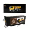 1:14 Large 10ch Auto Self-Unloading Earth-Loading Rc Excavator Construction Car With Led Light Engineering Transport Vehicle 5