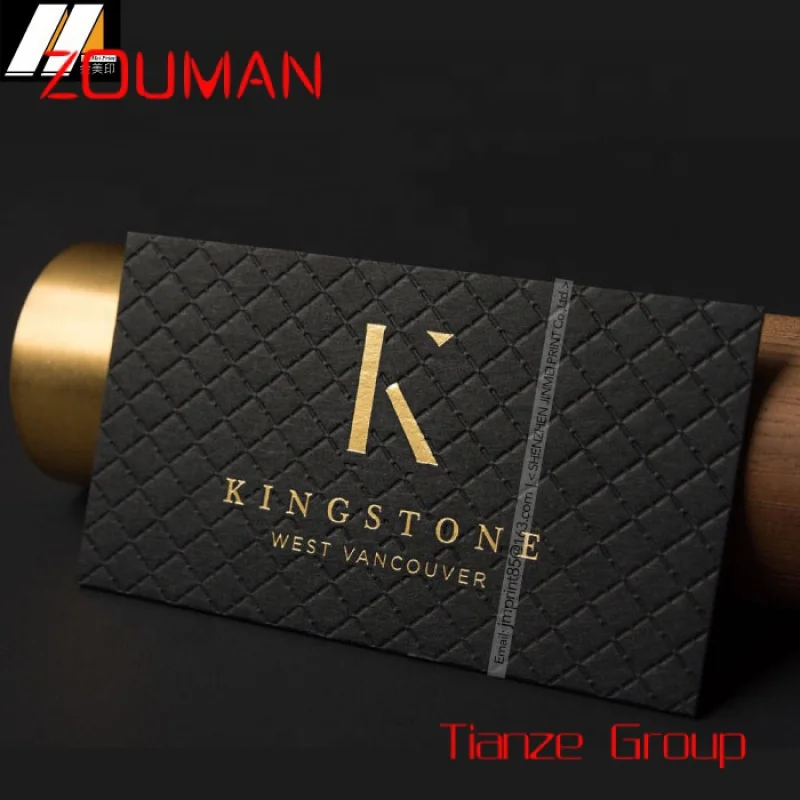 Custom , High quality embossed business cards, professional business card printing