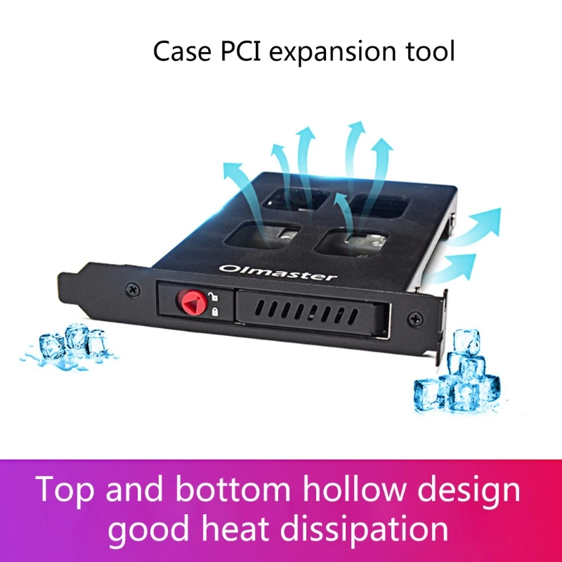 Olmaster MR-9100 2.5-Inch HDD SSD Adapter Rack Bracket for PCI Single Hard Drive Disk Description Image.This Product Can Be Found With The Tag Names Computer Cables Connecting, Computer Peripherals, Hard disk adapter rack bracket hdd ssd, PC Hardware Cables Adapters