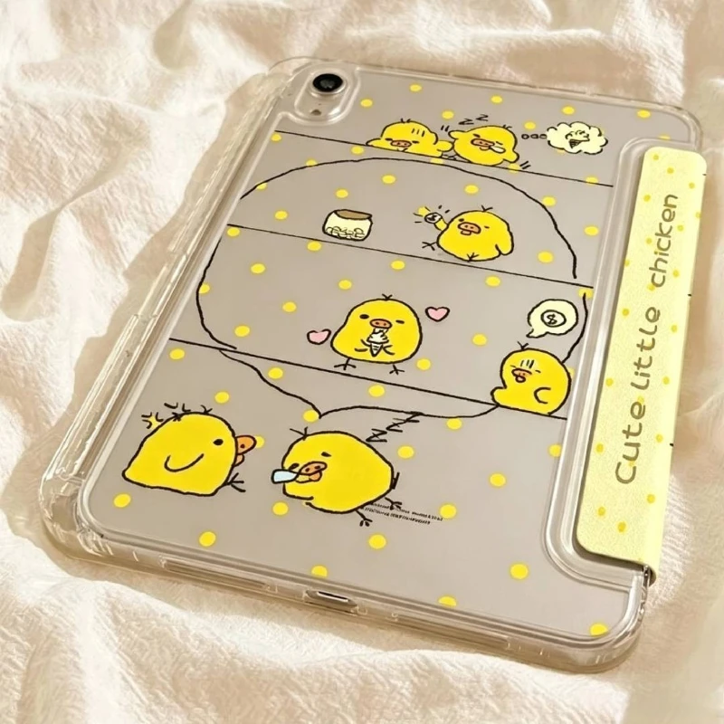 Polka-dot Chick Y-Shape Foldable Tablet Protective Case