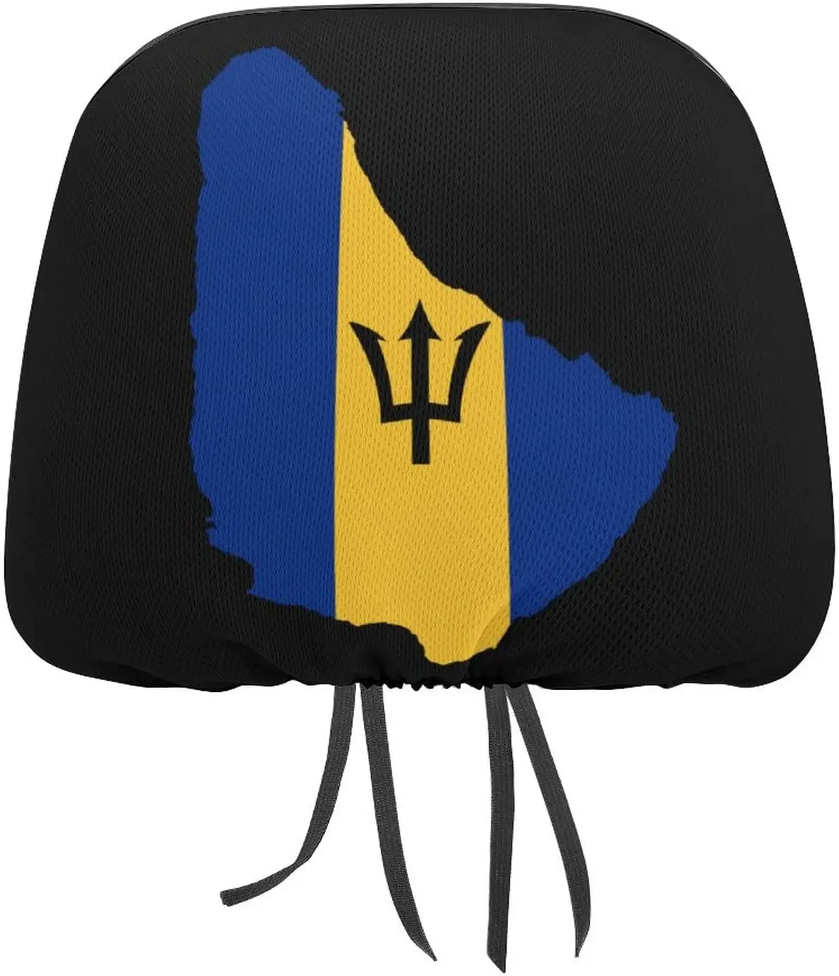 

Barbados Flag Map Car Seat Headrest Covers Protector Fit 11 X 10.6 Inches Cute