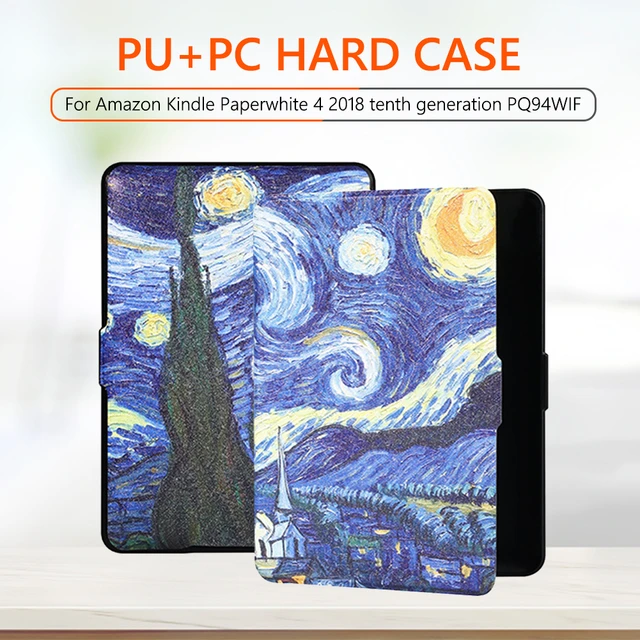 Foldable E-book Reader Cover Hard Protective Case for Kindle Paperwhite 4  2018 Gen 10 PQ94WIF E-book Reader Cover