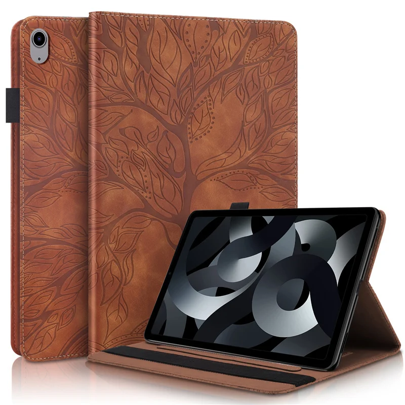 Tree Embossed Stand Tablet Cover