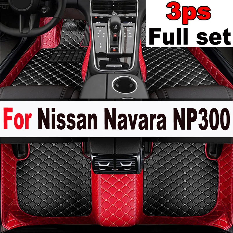 

Автомобильные коврики для Nissan Navara NP300 D23 2022 2021 2020 2019 2018 2017 2016 2015 Frontier, автомобильные аксессуары, коврики на заказ
