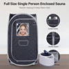 Portable Sauna for Home Full Body Portable Steam Saunas Fold-able with 2L 1000 Watt Steamer Relaxtion Home Spa 2