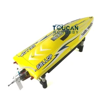 E25 Fiber Glass Yellow Electric Race PNP RC Boat W/ Motor Servo ESC W/O Battery 65km/h Adult Boy Toys as Gift TH02629-SMT8 1