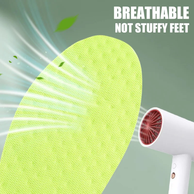 Massage anti-sweat Insoles Men Women Soft Breathable Sport Cushioning Inserts Sweat-Absorbing Deodorant Insoles Boost Shoe Pads