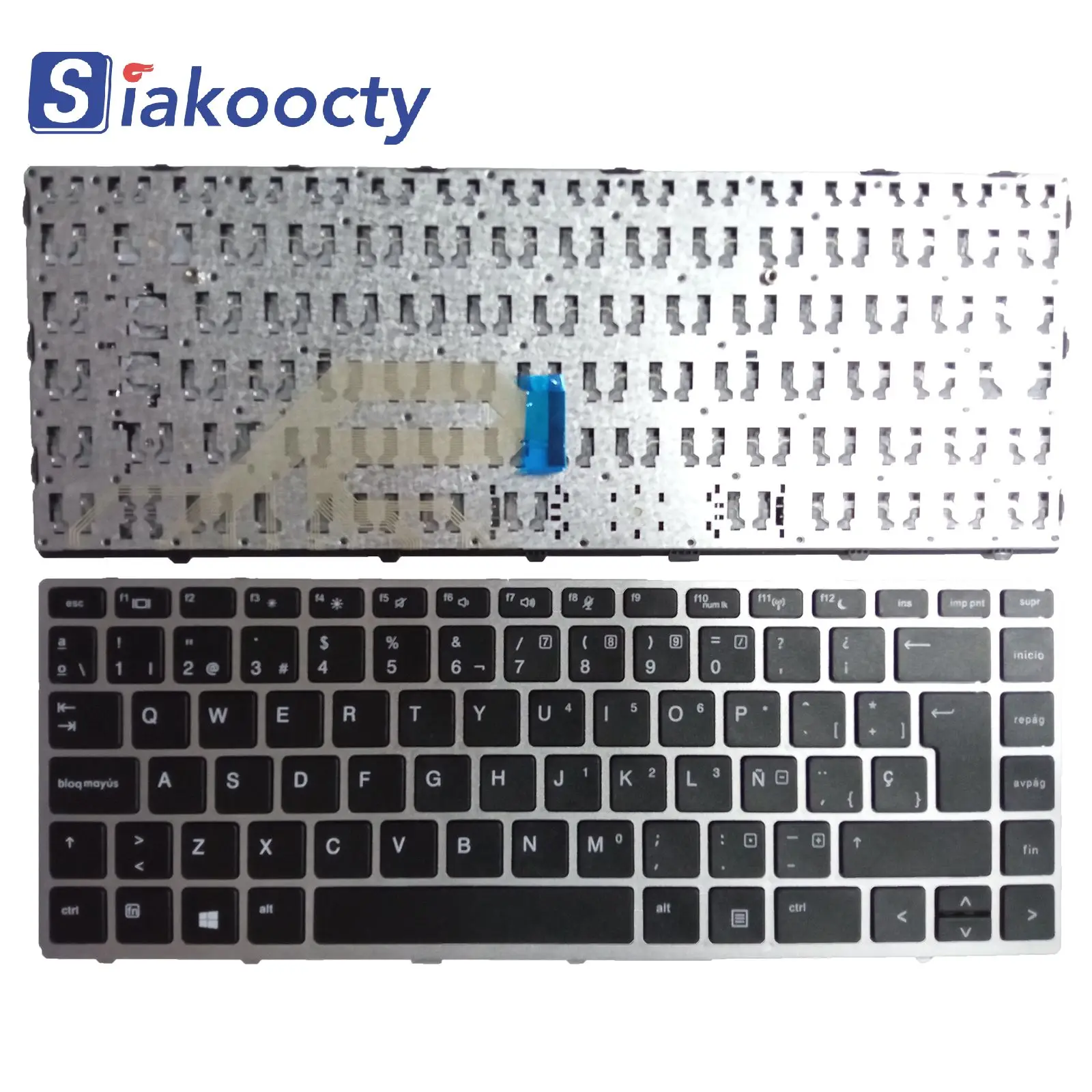 Nuovi Utenti Tastiera Per Laptop Per Hp Probook 430 G5 440 G5 445 G5 Cornice Argento Senza Retroilluminazione