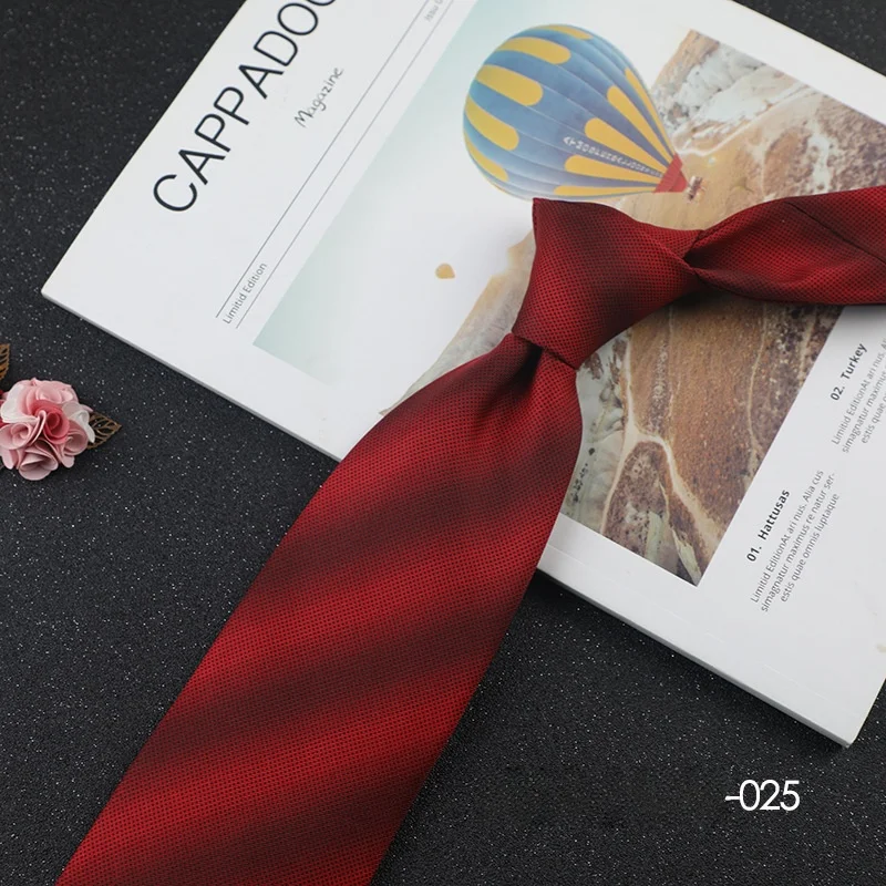 9cm Neue 100% Seiden-Krawatte im Britischen Stil für Herren, Business-Krawatte für Männer, Formelle Krawatte für Hochzeit und Partys – Detail 25