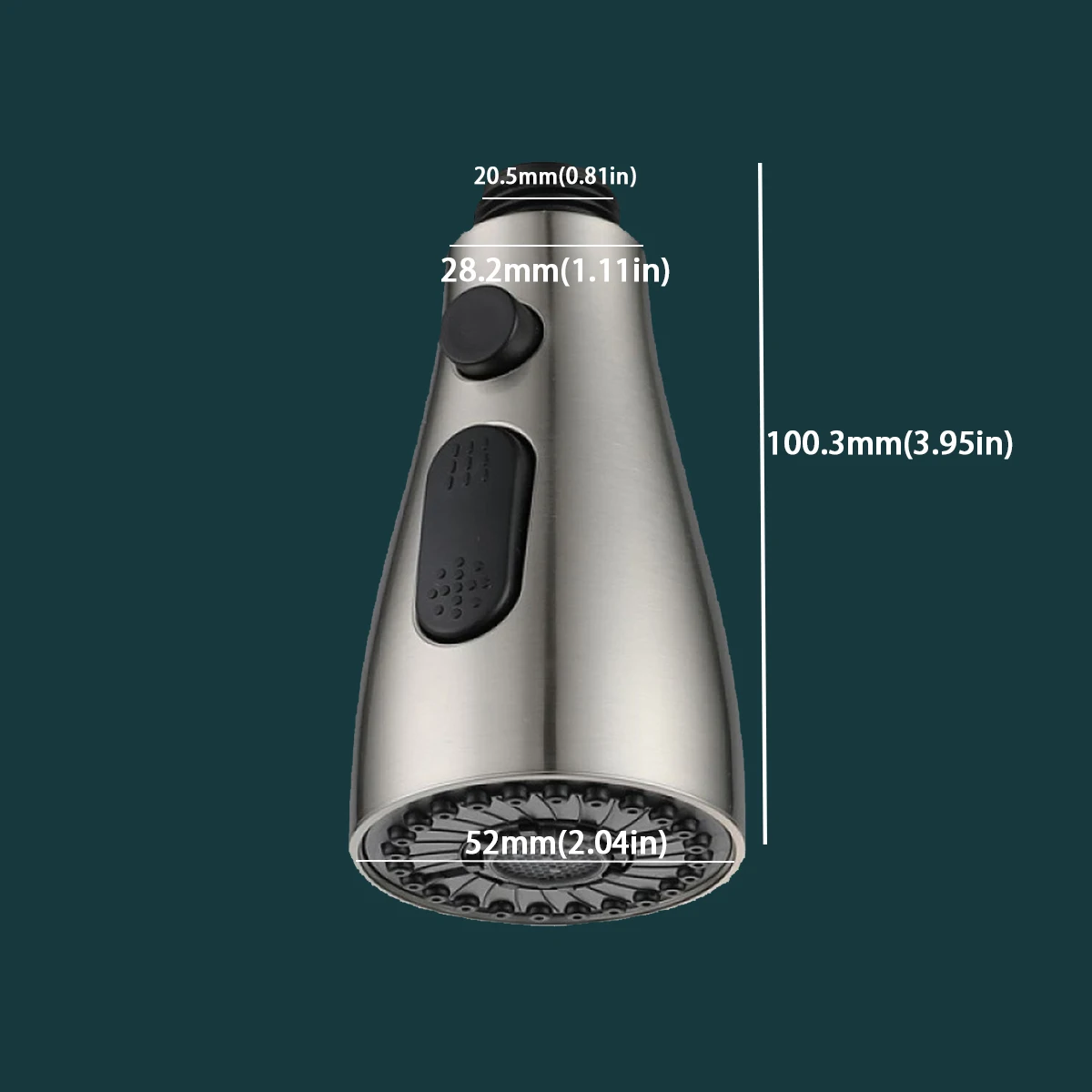 Pull Out Kitchen Faucet Sprayer - Multi-Mode ABS Spray Head with Anti-Splash for Washing Dishes & Vegetables