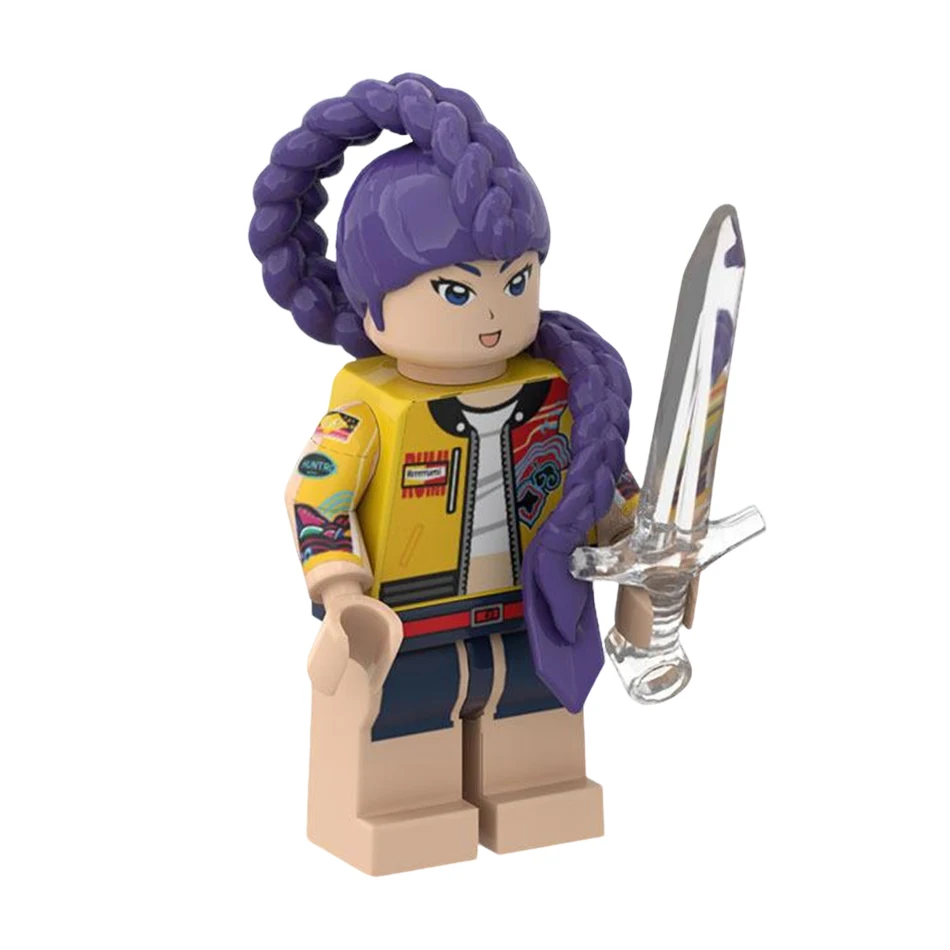 新しいモンスターハントメンズチームルミザゾイ組み立てブロック手作り韓国メンズチームマントブロックおもちゃプラスチック人形