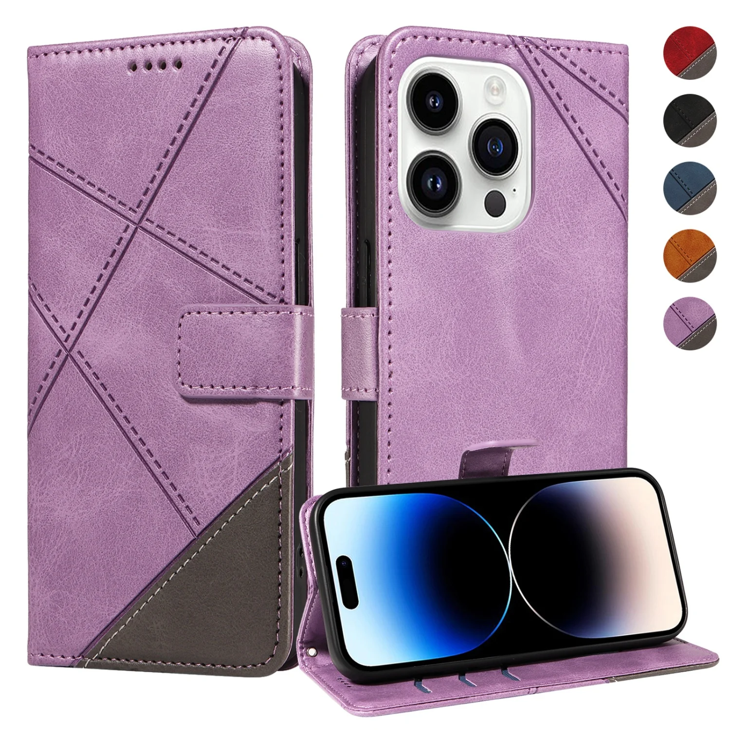Leather Flip Phone Case For Samsung Galaxy A10S A20S A30 A40 A50S A70 A21 A21S A31 A41 A51 A71 Shockproof Wallet Protect Cover