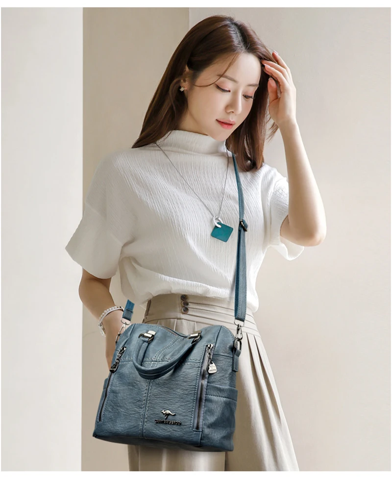 Women's Fashionable Retro Shoulder Bag Casual Large Capacity_voghion.com