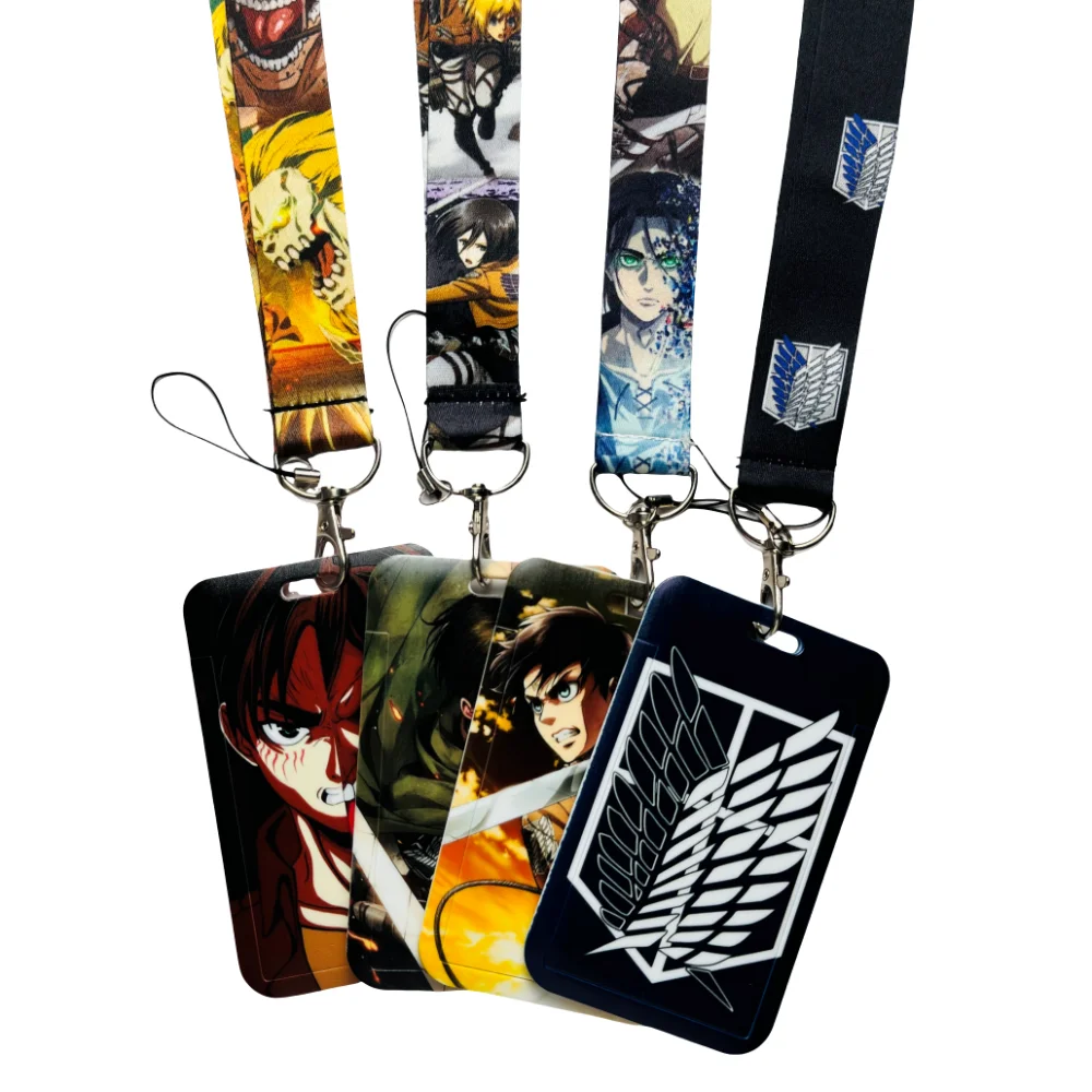 Anime Character Lanyard & Card Holder Combo
