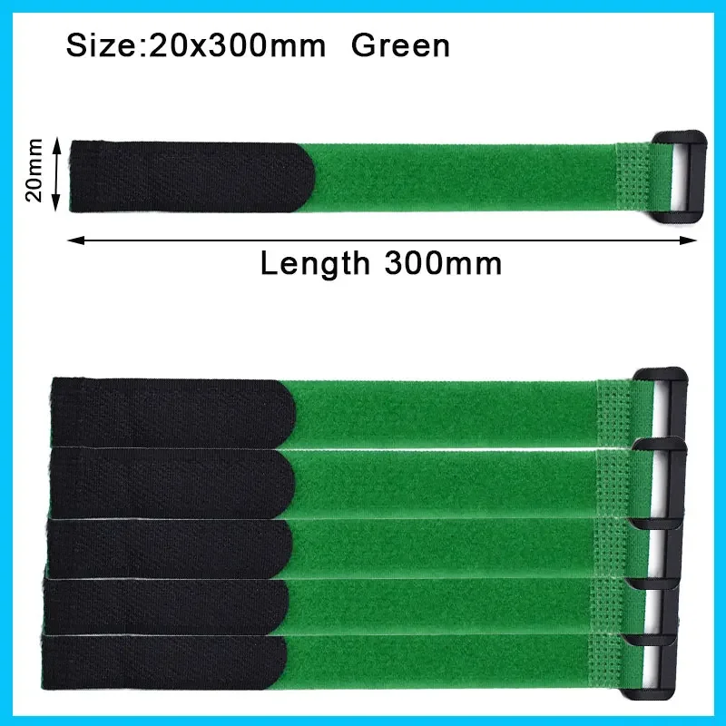 Reusable Nylon Hook and Loop Cinch Straps for Cable Organization and Management