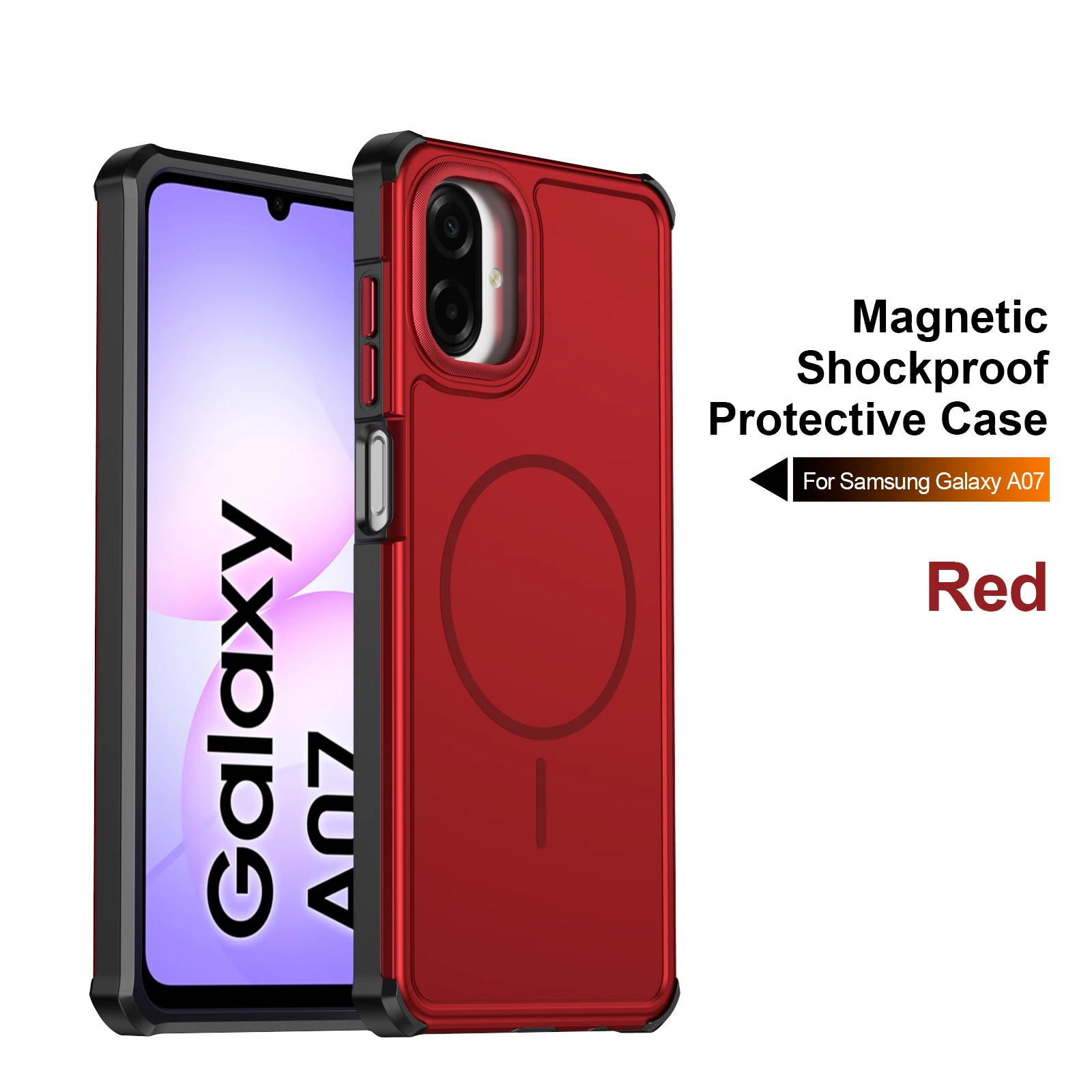 Magnetic Shock-Proof Protective Phone Case with Enhanced Durability