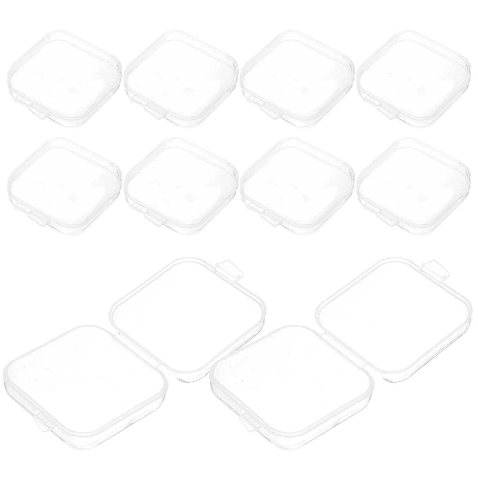 

80pcs Miniature Jewelry Organizer Box Storage Case Multipurpose Earplug Storage Bins