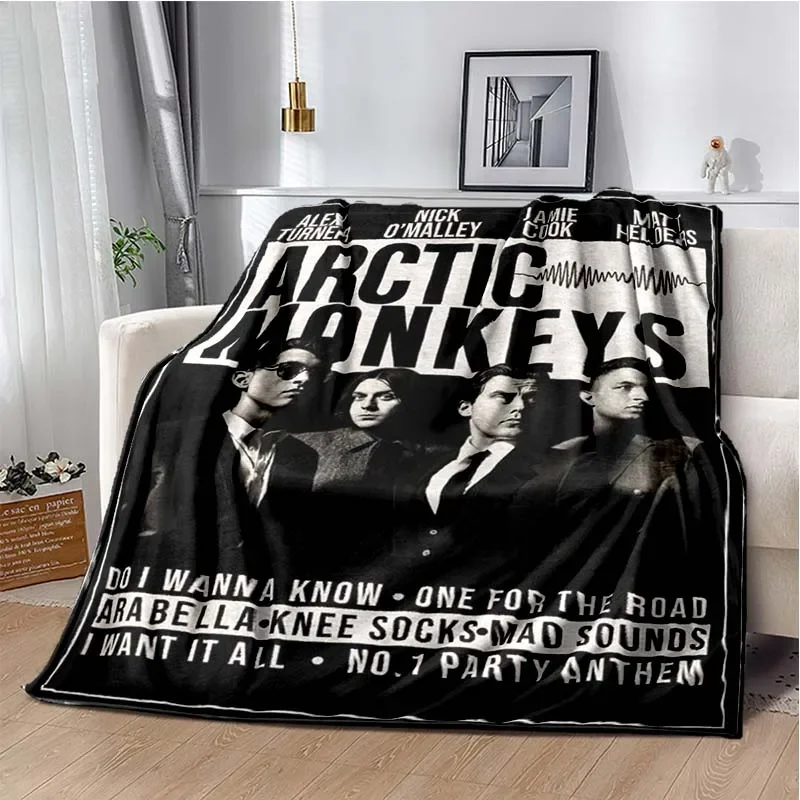 

Alex Turner Arctic Monkeys Rock Band Fashion Blanket Winter Flannel Soft Warm Throw Blanket Bed Sofa Blanket Picnic Blanket