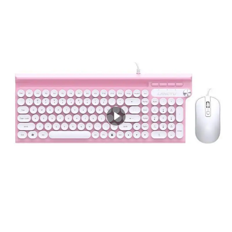 

Игровая клавиатура и мышь, механические аксессуары для игрового ноутбука, игровые аксессуары, проводная клавиатура и мышь, водонепроницаемая и удобная