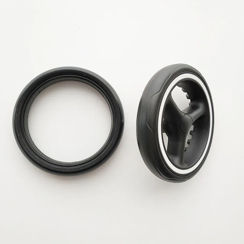 Stroller Wheel Tire For GB Pockit + All City Back Tyre Cover PU Tubeless Rear Outer Cover Baby Wheel Replace Accessories