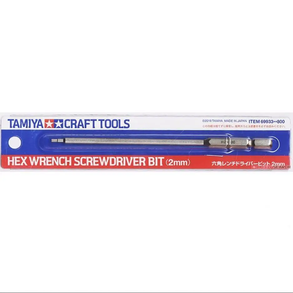Tamiya 69933 Craft Tools Punta Per Cacciavite Con Chiave Esagonale (2Mm)