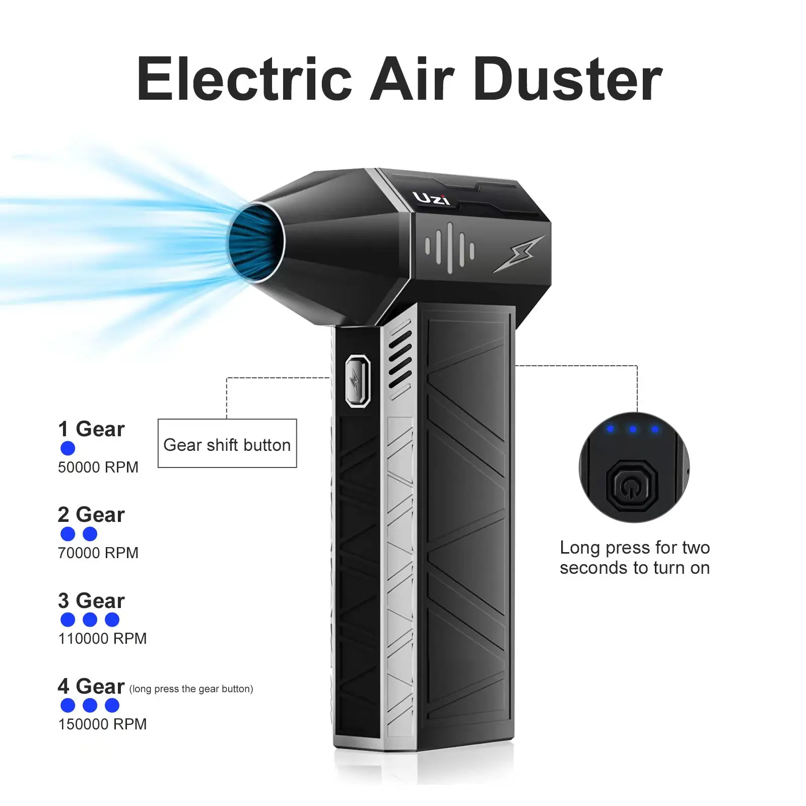 X3Pro,Violent Blower,Mini Turbo Jet Fan Handheld Brushless Motor 150,000 RPM Wind Speed 52m/s industrial Duct Fan Air Blower Air 2