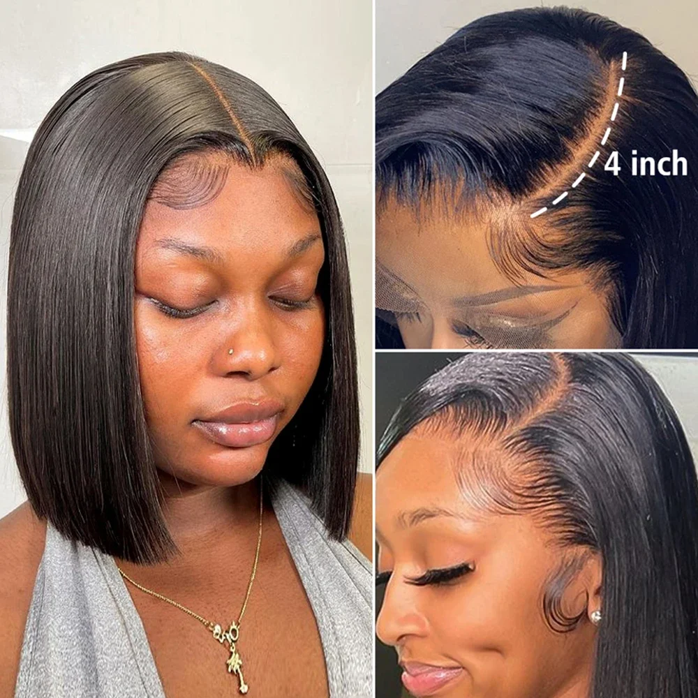 Straight Bob Wig 13x4 Full Frontal Human Hair Wigs 210 Density Bob Brazilian Bone Straight Human Hair Wigs human hair wig human hair extensions lace front wig human hair wigs front lace wig