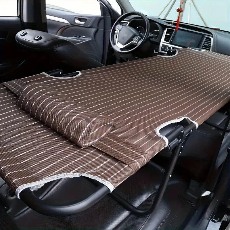 Convenient Car Travel Bed, Camping Car Mat, Rear Seat, Folding Travel Bed, Sleeping Artifact for The Co-pilot