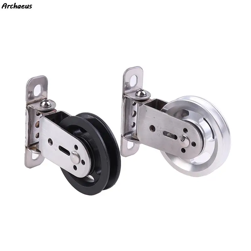 Muscle Exercise Device Wall Mount Home Gym Rotating Silent Pulley Bodybuilding Pulley Lat Lift Cable Muscle Mute Swivel Bearing Wheel Fitness