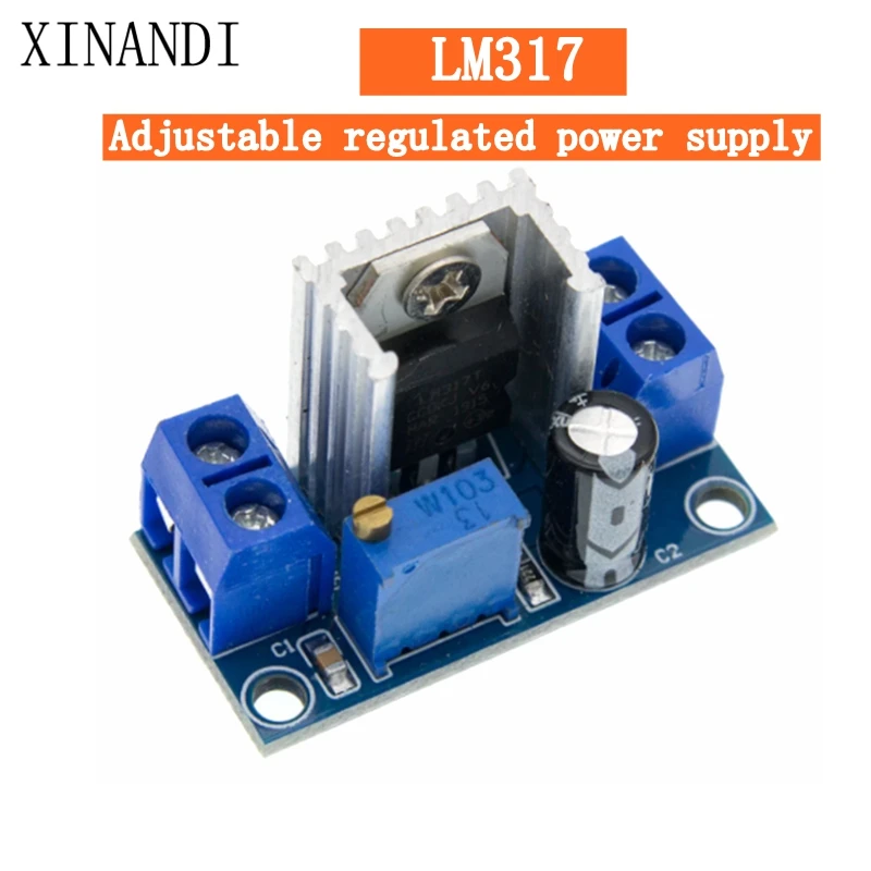 Lm317 Dc-Dc Convertitore Buck Step Down Circuit Board Module Regolatore Lineare Lm317 Regolatore Di Tensione Regolabile Power Su
