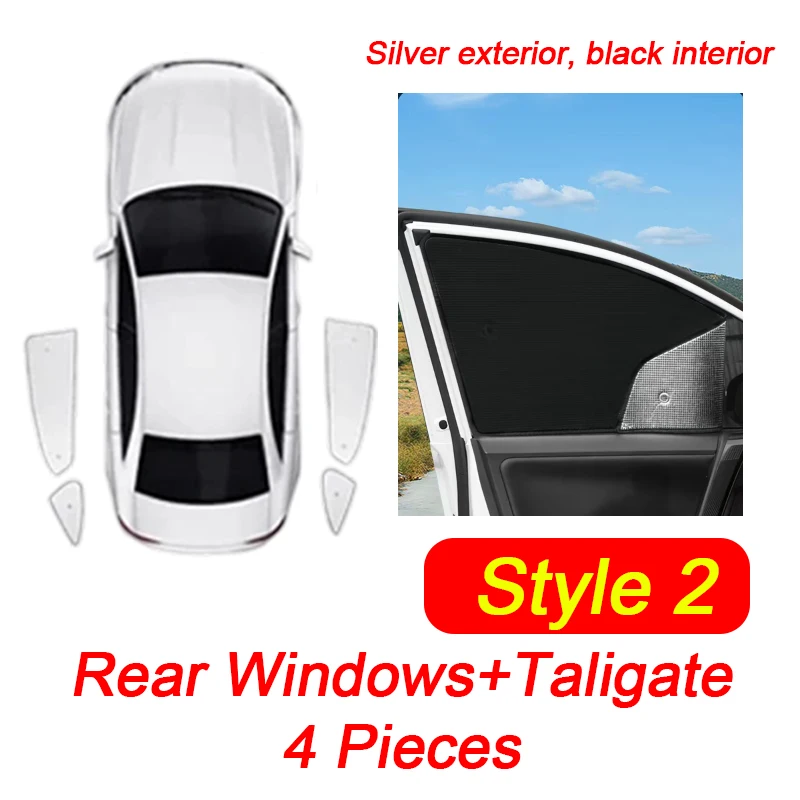 4pcs Rear Style 2