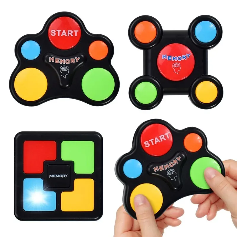 Children's Interactive Memory Game with LED Lights and Sound Effects