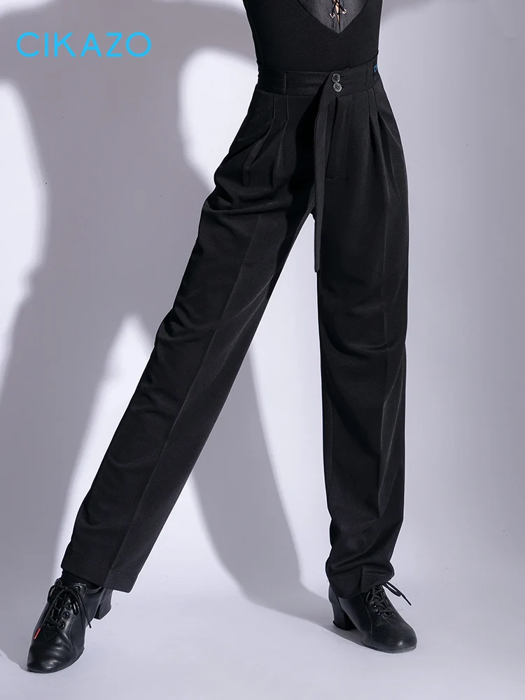 Boys' Latin New Adjustable Dance Pants Professional Training Western Pants Men