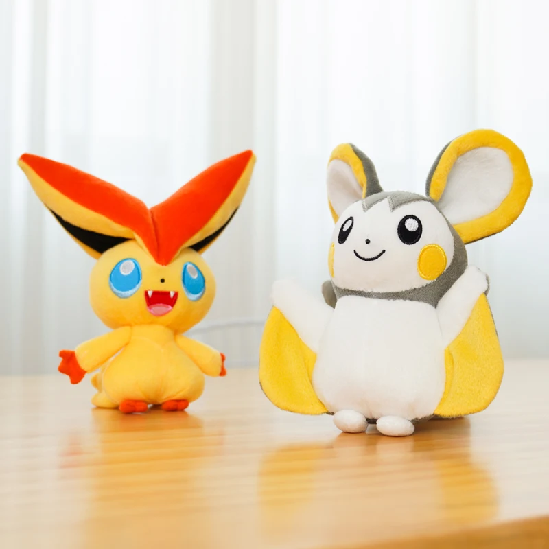 41 스타일 최신 포켓몬 플러시 장난감 vickini 테피그 디어링 니비 Emolga 봉제 인형, 카와이 발톱 기계 인형 방 장식 어린이 선물