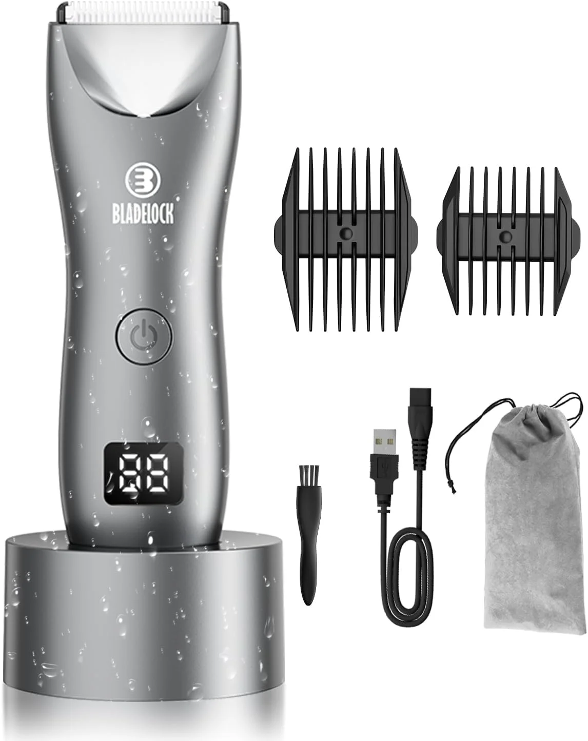 Mens Body Hair Trimmer for Men Balls Women Lady Shaver Hair Removal Bikini Trimmer Groin & Body Shaver Groomer Arm Beard Razor