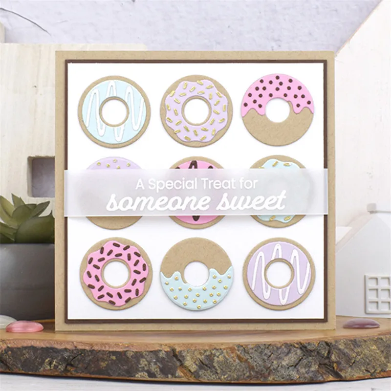 Description Picture 5 of itemDonut lace frame background Metal Cutting Dies Stencils For DIY Scrapbooking Decorative Embossing Handcraft Template